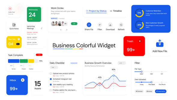 Videohive Business Infographic Widget