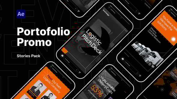 Videohive Logistic Stories Pack