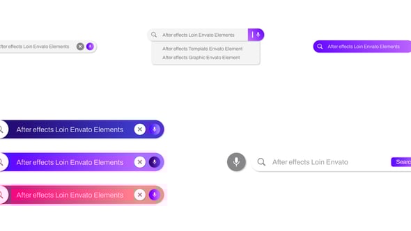 Videohive Search Bar 59428899