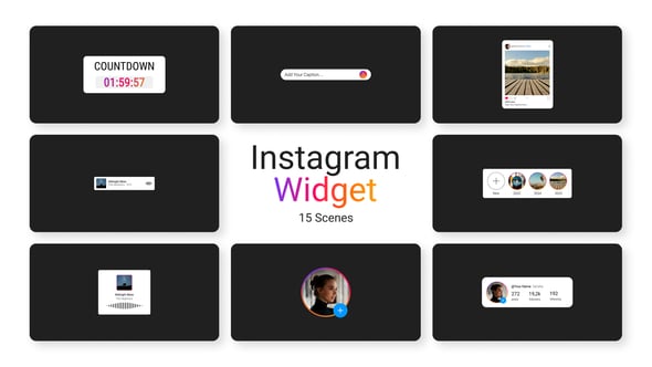 Videohive Instagram Widget