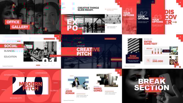 Videohive Exposure Business Video Display After Effect Template