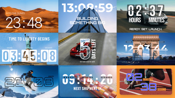 Videohive Light Campaign Countdown