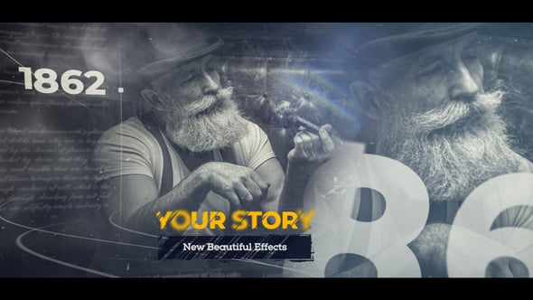 Videohive History Slideshow And Timeline