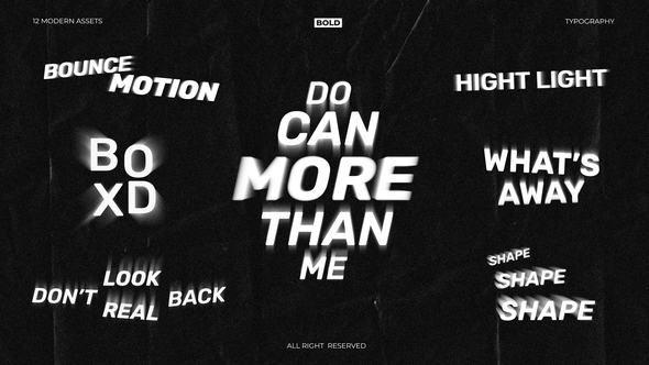 Videohive Modern Bounce Titles