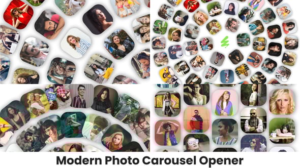 Videohive Modern Photo Carousel Opener