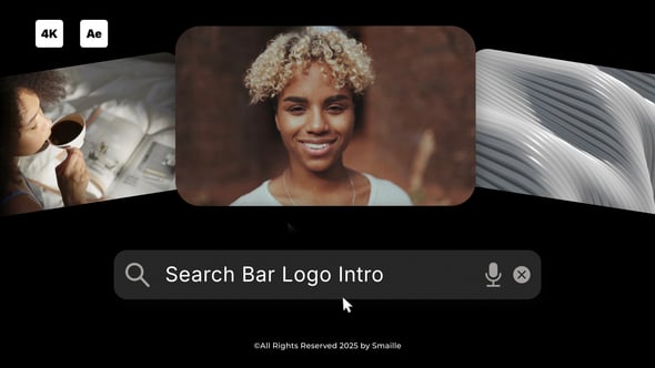 Videohive Search Bar Logo Intro