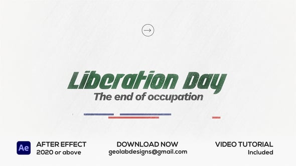 Videohive Liberation Day Titles