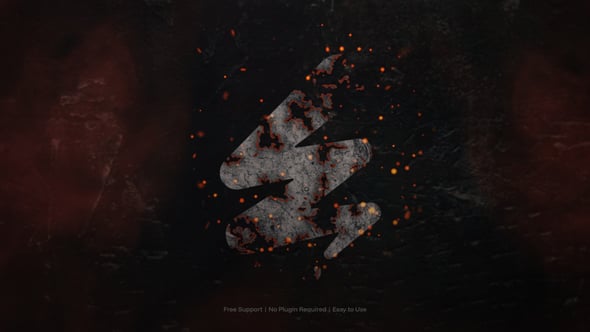 Videohive Burning Logo Reveal 59340785