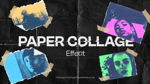 Videohive Paper Collage