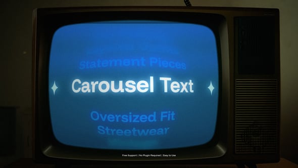 Videohive Text Carousel