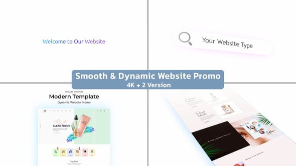 Videohive Smooth & Dynamic Website Promo