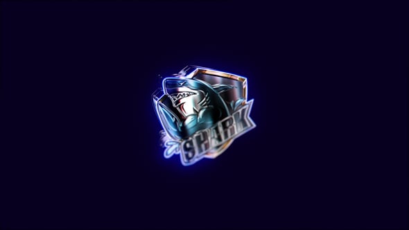 Videohive Metal Neon Logo Reveal