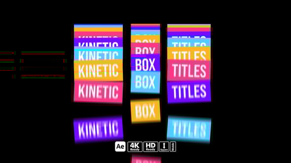 Videohive Kinetic Box Titles