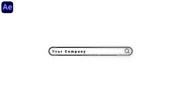 Videohive Search Bar Glitch Logo 59622031