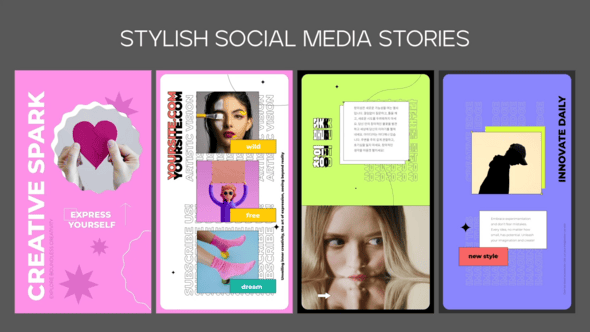 Videohive Stylish And Vertical Social Media Stories for After Effects