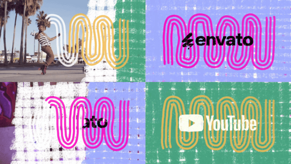 Videohive Snake Line Logo Transitions