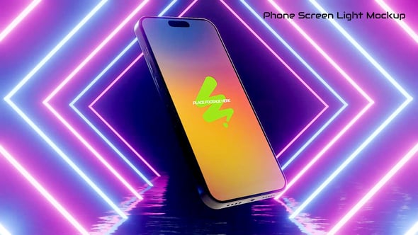Videohive Trendy Vertical Phone Screen Mockup