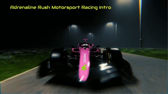 Videohive Racing Sport Car Intro
