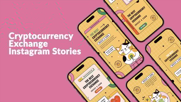 Videohive Cryptocurrency Exchange Instagram Stories