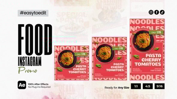 Videohive Instagram Promo V1 – Food