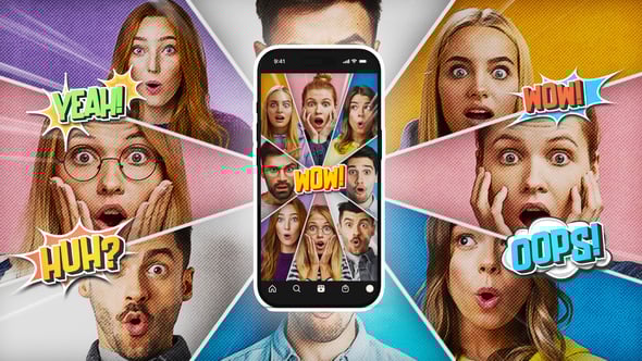 Videohive Comic Multi Split Screen Reactions