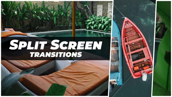 Videohive Split Screen Transitions 59506985