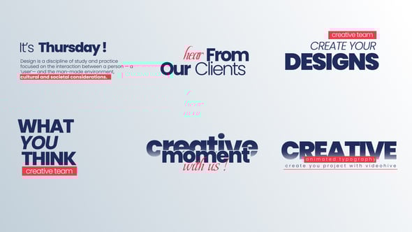 Videohive Animated Titles 58810285