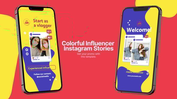 Videohive Colorful Influencer Instagram Stories