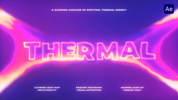 Videohive Heatmap Thermal Titles