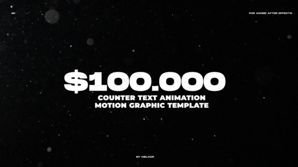Videohive Counter Text Animation
