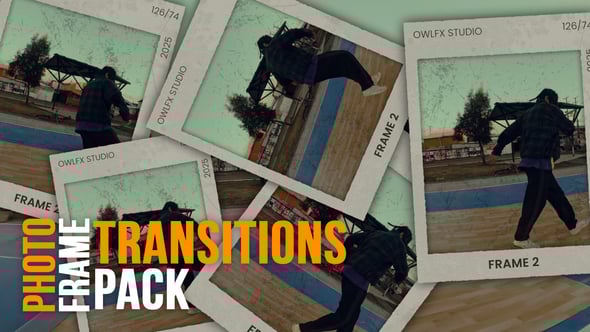 Videohive Photo Frame Transitions Pack