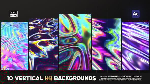 Videohive Liquid Gradient Backgrounds 59244904