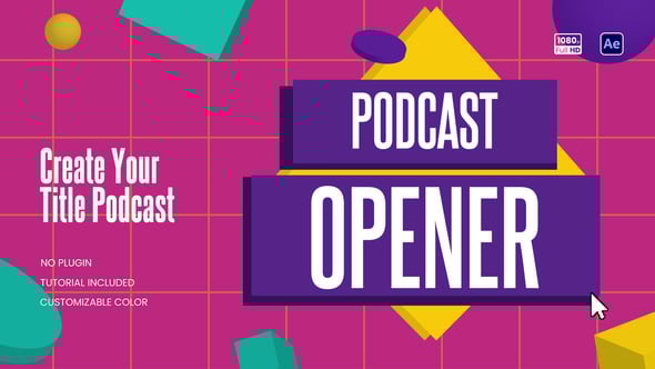 Videohive Podcast Opener 59444505