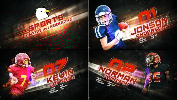 Videohive Sport Team Intro | Player Introducing