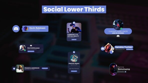 Videohive Discord Lower Thirds 59496964