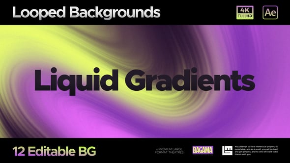 Videohive Seamless Liquid Backgrounds