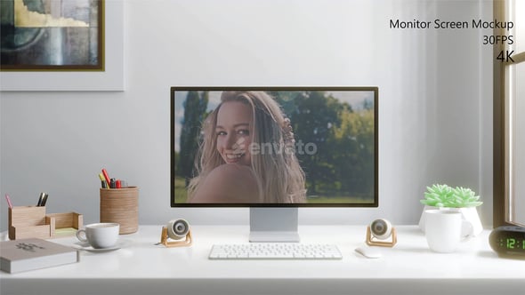 Videohive Monitor Screen Mockup
