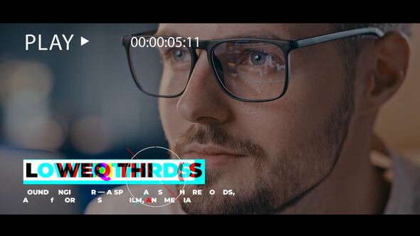Videohive Glitch Lower Thirds | AE 58795118