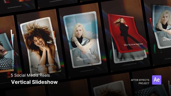 Videohive Reels – Vertical Slideshow After Effects Project Files
