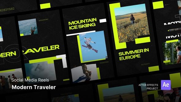 Videohive Reels – Modern Traveler Effect After Effects Project Files