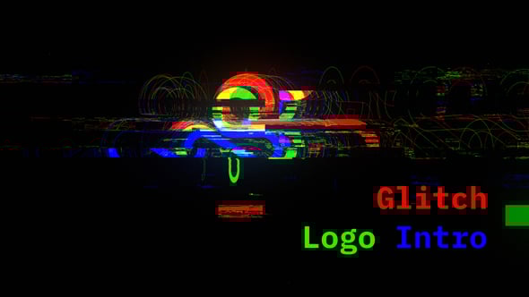 Videohive Glitch Logo Intro 58952299