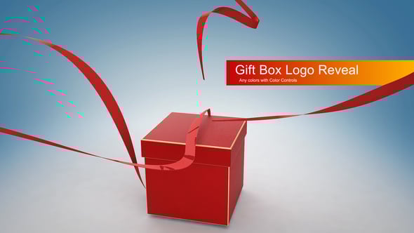 Videohive Gift Box Logo Reveal 49724922