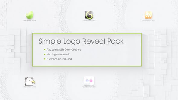 Videohive Simple Clean Logo Pack