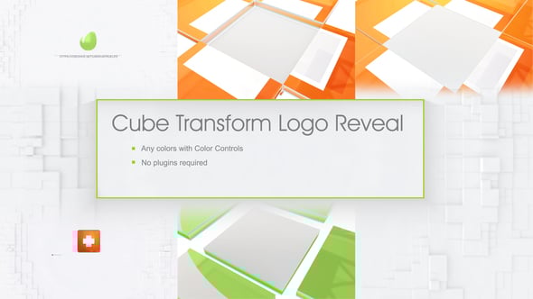 Videohive Cube Transform Logo Reveal