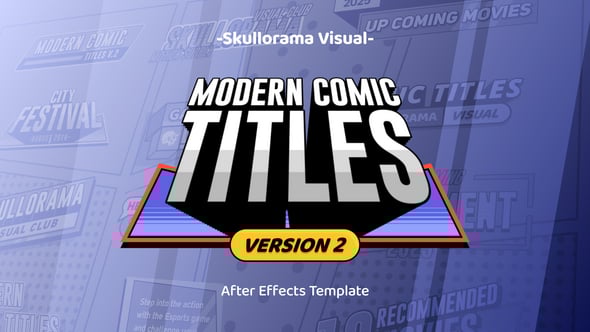 Videohive Modern Comic Titles V2