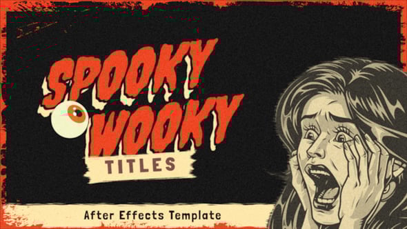 Videohive Spooky Wooky Titles