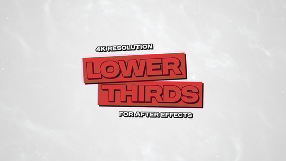 Videohive Lower Thirds 59586642