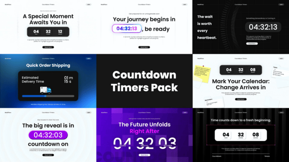 Videohive Countdown Timer Pack