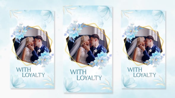 Videohive Vertical Wedding Photo Slideshow