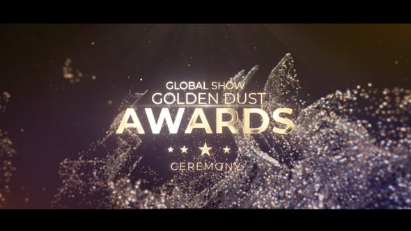 Videohive Golden Dust Awards | Luxury Ceremony Celebration Opener